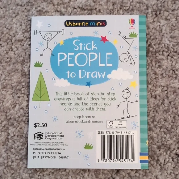 Usborne Minis How To Draw Stick People And Animals - Picture 3 of 5